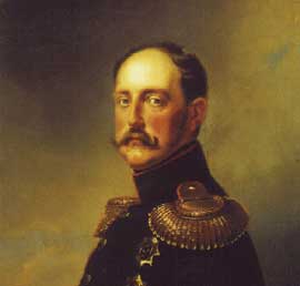 Emperor Nicholas I . Unknown painter, the second half of the 19th century 